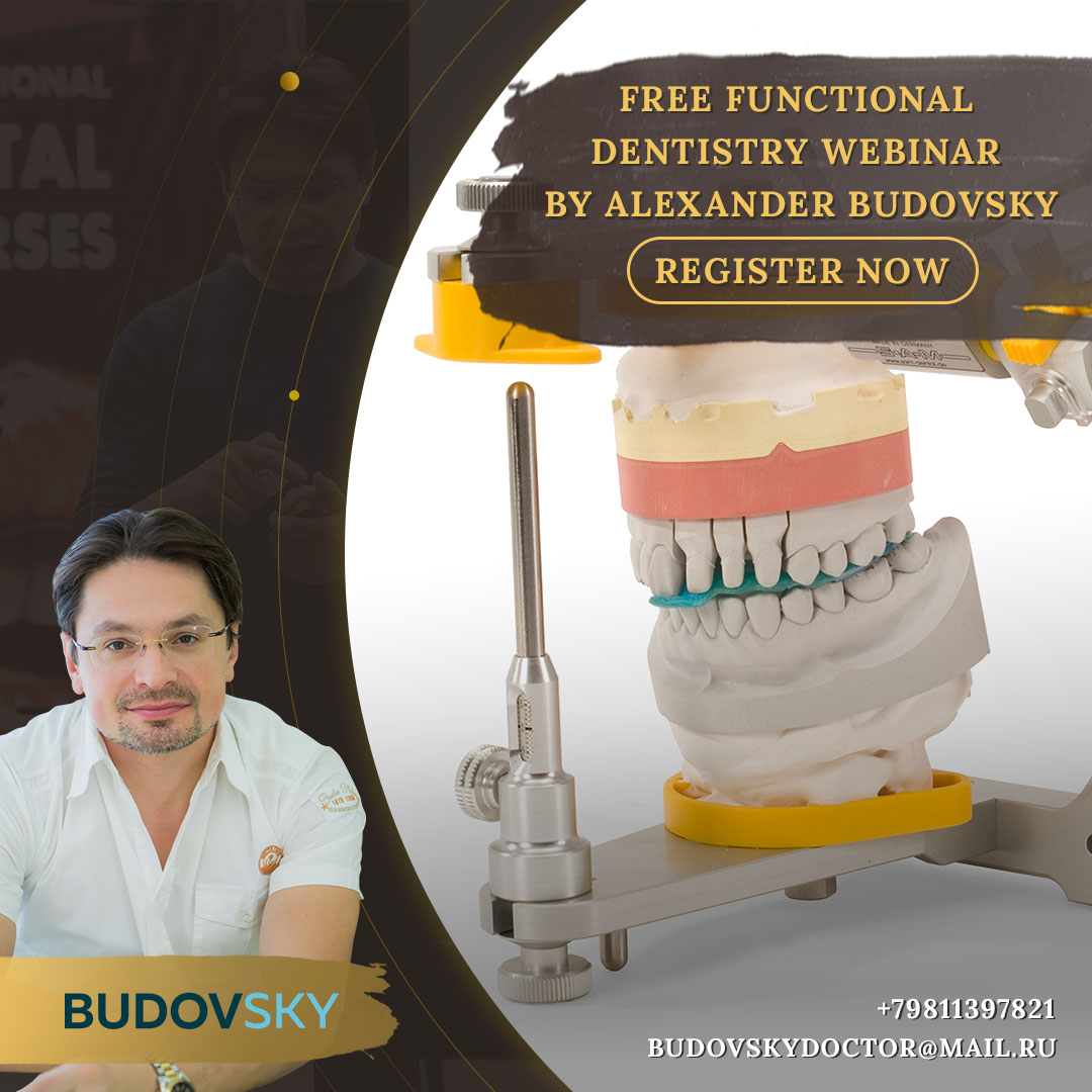 Free functional dentistry webinar by Alexander Budovsky!